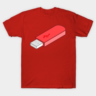 Red Usb T-Shirt